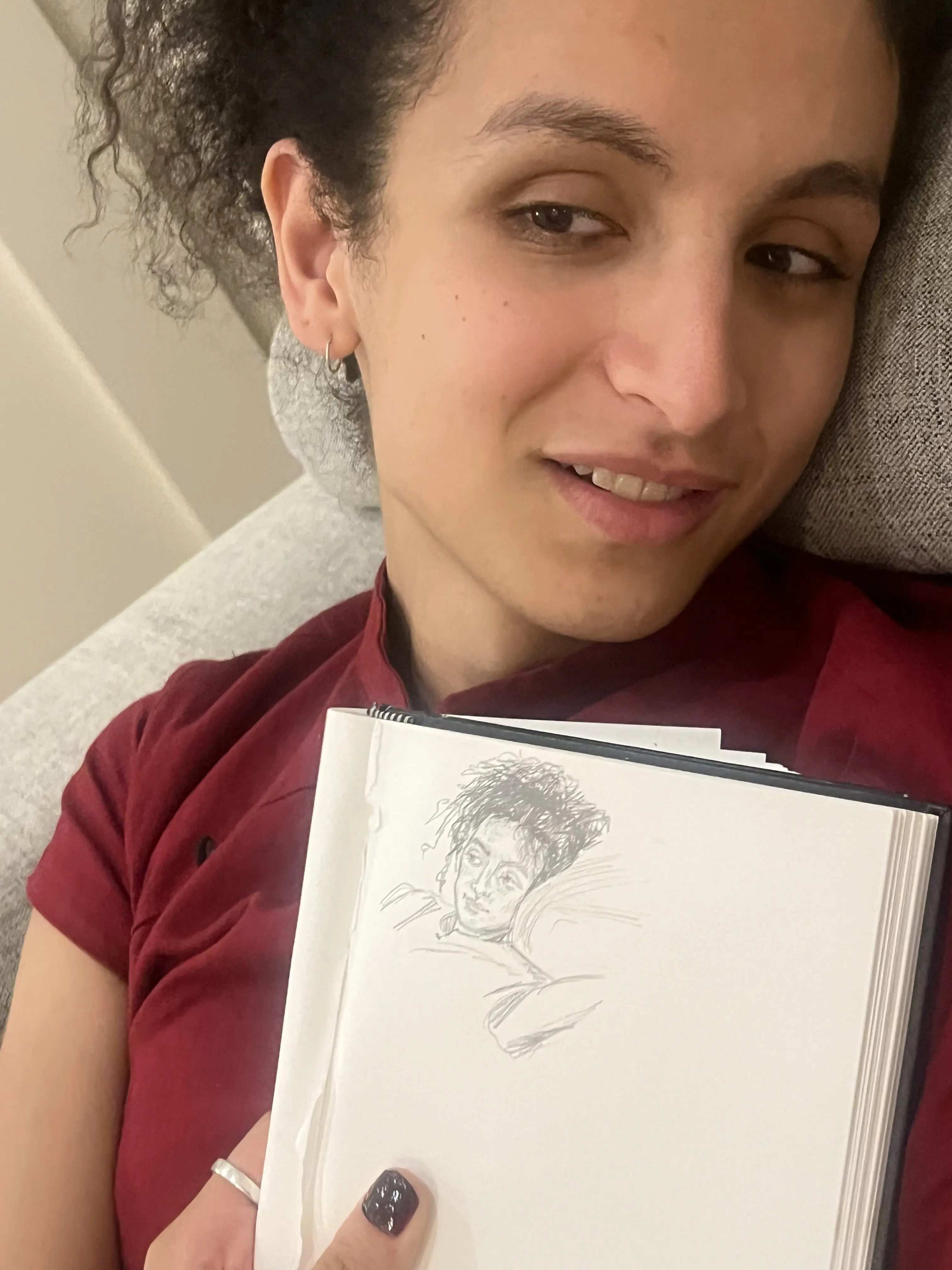 Drawing Ava did of Ava